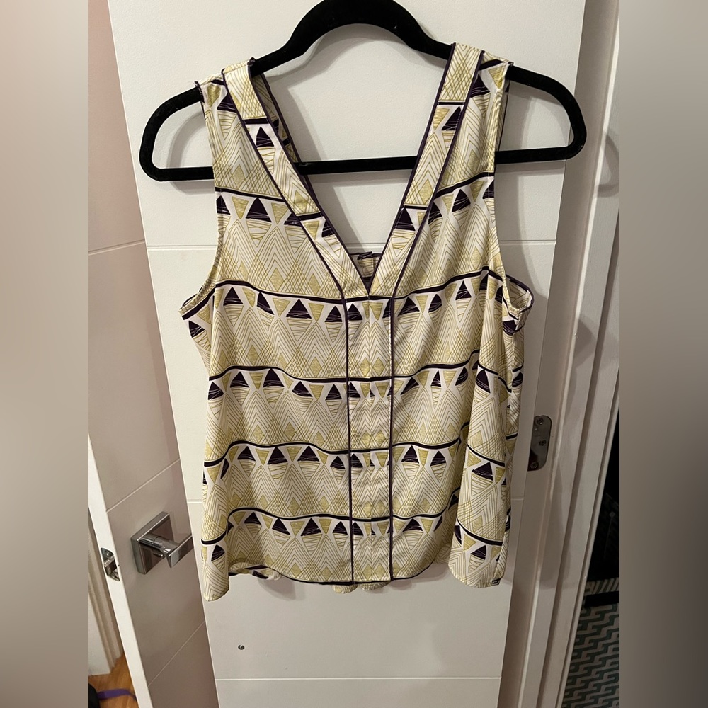 Purple/ Gold tank top
